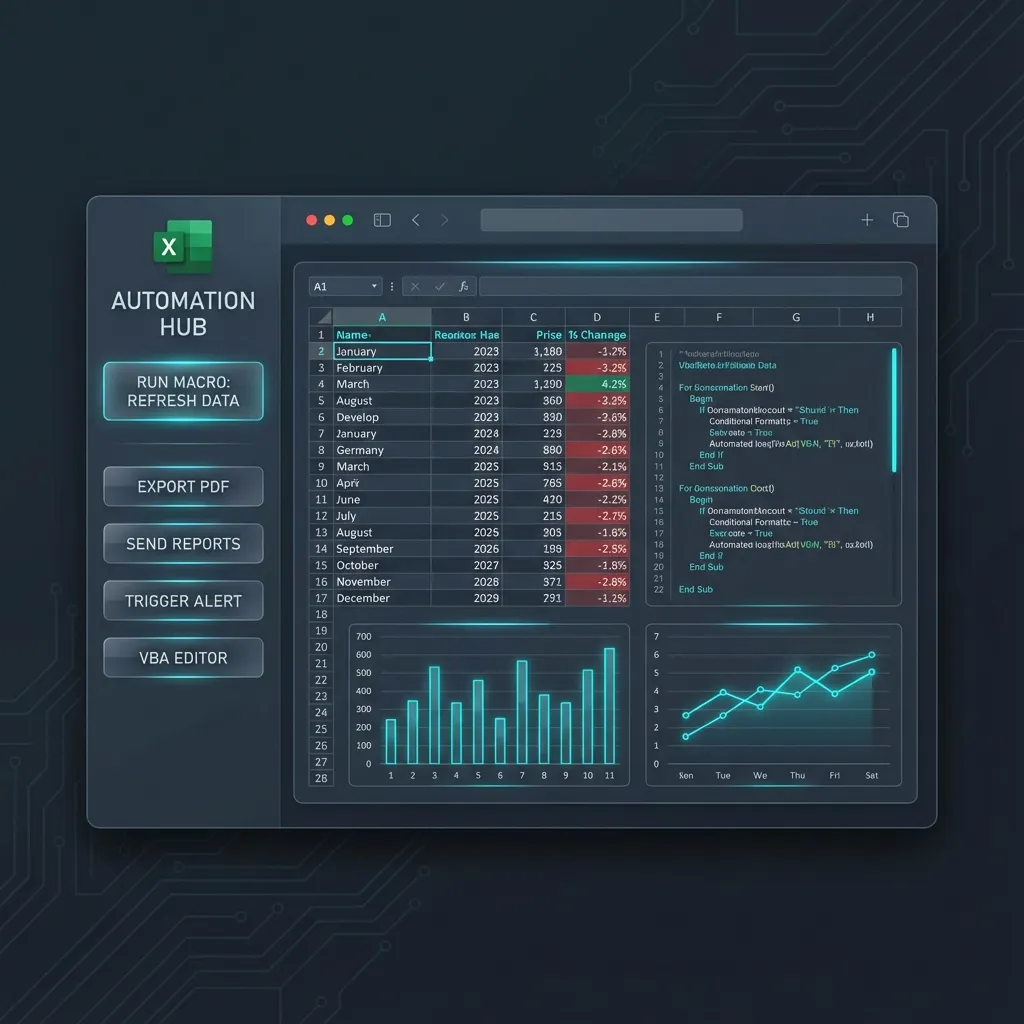 Excel Automation Dashboard Demo